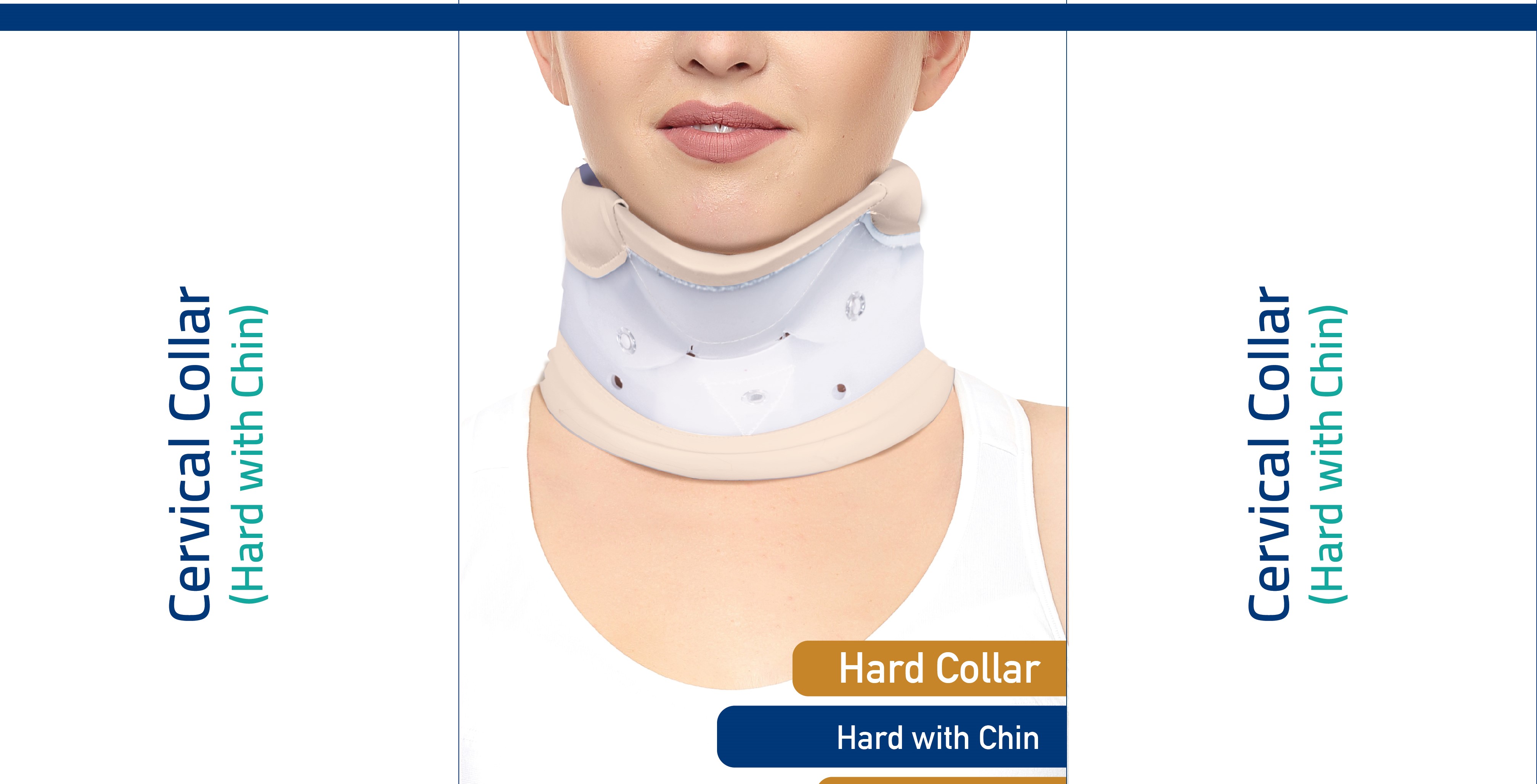 Cervical Collar (Hard with Chin)